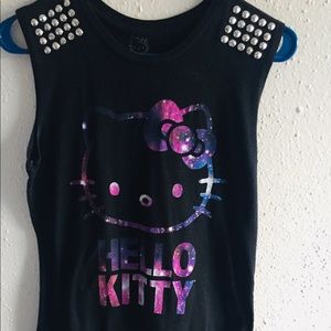 Hello Kitty galaxy muscle shirt